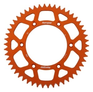 Kit de lant EK - Argintiu lant 520 SRO, O-ring, pinion fata SUPERSPROX, foaie spate SUPERSPROX pentru KTM LC4 400 Enduro 1993 - Img 4
