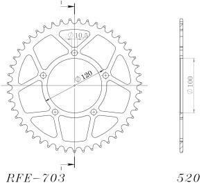 Kit de lant EK - Auriu chain 520 MVXZ, X-ring (X, NX, QX, XS), CHK front sprocket JT CHK rubber cushioned, CHK rear sprocket SUPERSPROX pentru APRILIA Pegaso 650 Strada 2005-2009 - Img 5