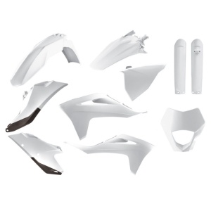 Kit plastice POLISPORT 91027 enduro Alb