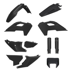 Kit plastice POLISPORT 91648 Negru