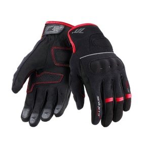 Manusi barbati Urban vara Seventy model SD-C54 negru/rosu - degete tactile