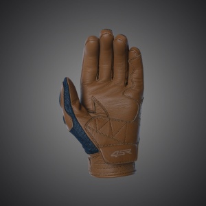 Manusi moto piele 4SR Cafe Latte - Img 2
