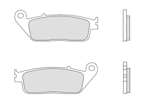 Placute de frana BREMBO 07HO30SA