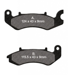 Placute de frana EBC FA711