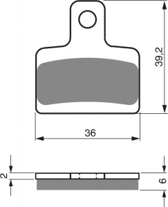 Placute de frana GOLDFREN 199 K5