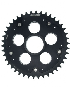 Rear sprocket STEALTH with alloy disc SUPERSPROX STEALTH with alloy disc RSA-733_525:42-BLK Negru 42T, 520