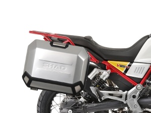 Set complet cutii aluminiu laterale, 36L / 47L SHAD TERRA NEGRU, include kit montare SHAD MOTO GUZZI V 85 TT - Img 14