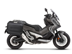 Set complet de cutii de aluminiu laterale, 36L / 36L, SHAD TERRA NEGRU, include kit montare SHAD HONDA X-ADV 750