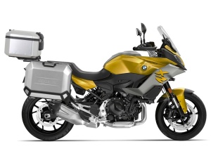 Set complet de cutii de aluminiu SHAD TERRA, 37L cutie centrala si 36L /36L cutii laterale, incluzand kit montaj si placa SHAD BMW F 900 XR