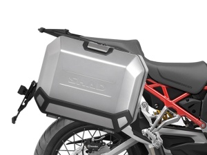 Set complet de cutii laterale de aluminiu, SHAD TERRA, 36L / 47L, incluzand kit de montaj SHAD Ducati Multistrada 1200 V4 - Img 2