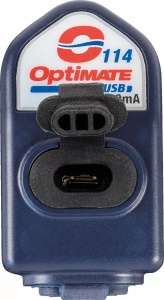 Adaptor incarcare priza DIN la USB C/USB A OptiMate USB O-114 unghi 90 - Img 3