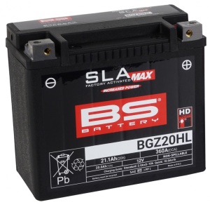 Baterie activata din fabrica BS-BATTERY BGZ20HL SLA MAX - Img 1