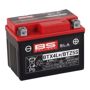 Baterie activata din fabrica BS-BATTERY BTX4L+ / BTZ5S (FA) (YTX4L (FA)) SLA