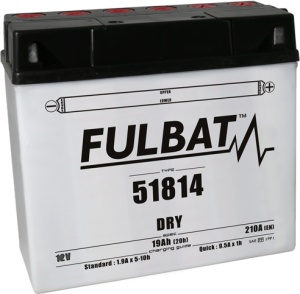 Baterie conventionala FULBAT 51814 include electrolit - Img 1