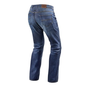 Blugi (jeans) moto femei Seventy model SD-PJ4 tip Regular fit culoare: albastru (cu insertii Aramid Kevlar) - Img 3