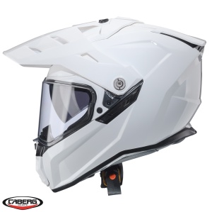 Casca adventure/off road Caberg model Tanami SV A1 alb lucios - Img 2