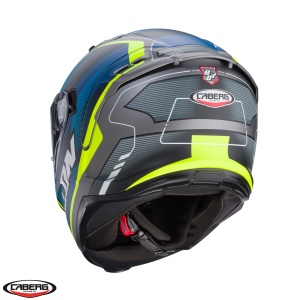 Casca integrala Caberg model Avalon X SV Optic L8 gri/albastru/galben fluor mat Pinlock ready - Img 2