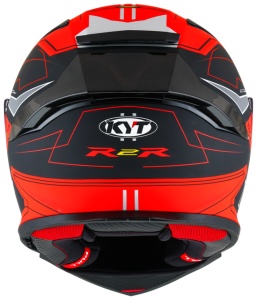 Casca integrala KYT R2R LED MATT RED ECE 22.06 - Img 6