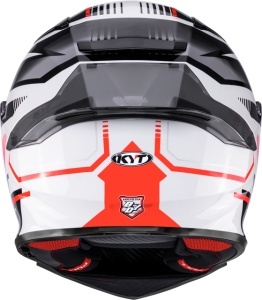Casca integrala KYT R2R PARSEC WHT/RED ECE 22.06 - Img 6