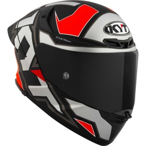 Casca integrala KYT TT-REVO ELECTRON MATT GREY-RED - Img 3
