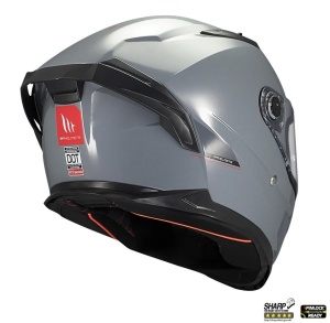 Casca integrala MT Braker SV A12 gri lucios - Img 5