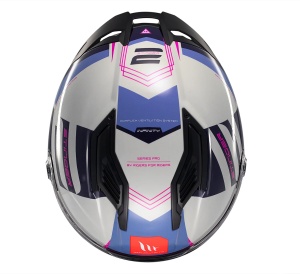 Casca integrala MT Stinger 2 Tron C8 roz lucios - Img 6