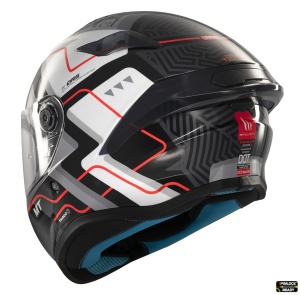 Casca integrala MT Targo S Brik C0 gri lucios - omologare noua ECE 22.06 - tip viziera: MT-V-14B - Img 5