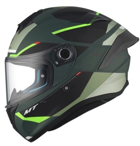 Casca integrala MT Targo S Kay C6 verde mat - omologare noua ECE 22.06 - tip viziera: MT-V-14B - Img 7