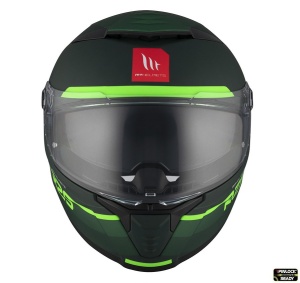 Casca integrala MT Thunder 4 SV R25 C6 Verde Mat (ochelari soare integrati) - Img 2