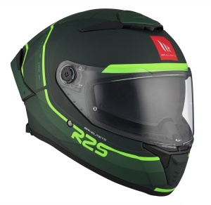 Casca integrala MT Thunder 4 SV R25 C6 Verde Mat (ochelari soare integrati) - Img 6