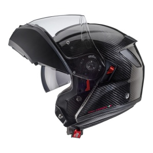 Casca modulabila (flip-up) Caberg model Levo X 94 carbon Pinlock ready - lentila Pinlock inclusa (100% carbon) - Img 6