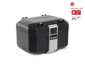 Complete set of SHAD TERRA TR40 adventure saddlebags and SHAD TERRA BLACK aluminium 48L topcase, including mounting kit SHAD HONDA CRF 1100 Africa Twin - Img 12