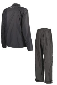 Costum de ploaie din 2 piese OJ System Negru - Img 2