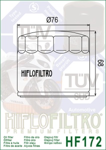 Filtru de ulei HIFLOFILTRO HF172C Cromat - Img 2