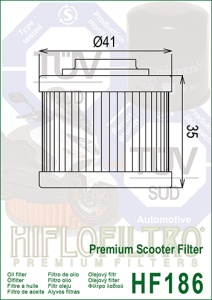 Filtru de ulei HIFLOFILTRO HF186 - Img 2