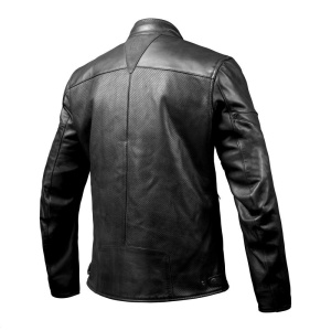 Geaca (jacheta) motociclete barbati piele Urban/Heritage Ixon vara model Cranky Air MS culoare: negru - Img 2