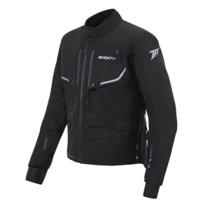 Geaca (jacheta) motociclete barbati Touring/Adventure Seventy All season model SD-JT45 Expedition culoare: negru - concept modular (geaca laminata; waterproof si pe exterior)