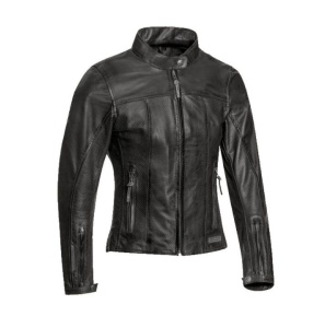 Geaca (jacheta) motociclete femei piele Urban/Heritage Ixon vara model Crank Air LS culoare: negru