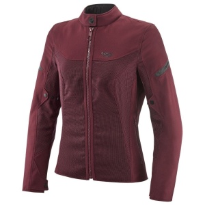 Geaca (jacheta) motociclete femei Racing/Roadster Ixon vara model Fresh LS culoare: burgundy (visiniu)