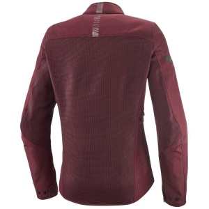 Geaca (jacheta) motociclete femei Racing/Roadster Ixon vara model Fresh LS culoare: burgundy (visiniu) - Img 2