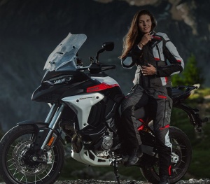 Geaca (jacheta) motociclete femei Touring/Adventure Ixon All season model Midgard LS culoare: negru - Img 3