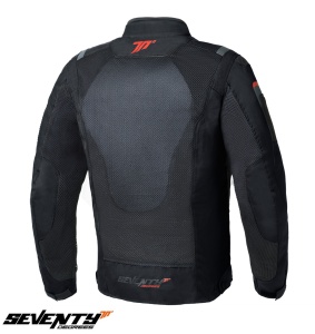 Geaca motociclete barbati Touring Seventy vara model SD-JT56 negru - Img 2