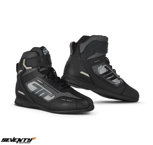 Ghete moto scurte Seventy Degress SD-BR2 Veloce Negru
