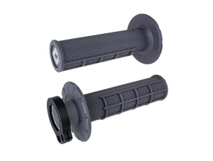 Grips set Lock-on ODI MX V2 H36HWH Graphite Half-Waffle