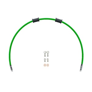 Kit conducta ambreiaj Venhill POWERHOSEPLUS KAW-11010CS-GR (1 conducta in kit) Green hoses, stainless fittings