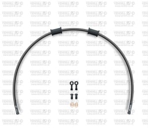 Kit conducta frana spate Venhill POWERHOSEPLUS DUC-6002RB-BK (1 conducta in kit) Black hoses, black fittings