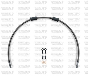 Kit conducte de frana fata Venhill POWERHOSEPLUS SUZ-15001FB-BK (1 conducta in kit) Black hoses, black fittings
