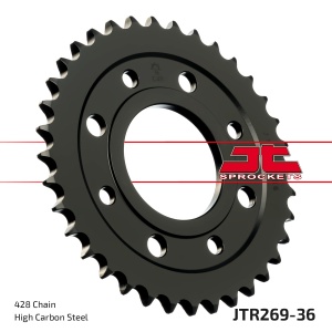 Kit de lant D.I.D Chain - Argintiu chain 428 VX, X-ring (X, NX, QX, XS), CHK front sprocket JT, CHK rear sprocket JT pentru HONDA CG 125 1999-2001 - Img 6