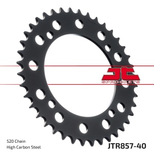 Kit de lant D.I.D Chain - Argintiu chain 520 ZVM-X, X-ring (X, NX, QX, XS), CHK front sprocket JT CHK rubber cushioned, CHK rear sprocket JT pentru YAMAHA XT 600 1987 - Img 6