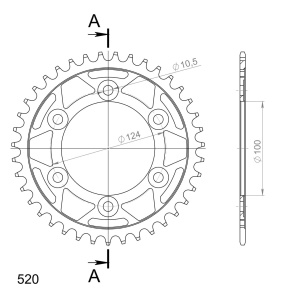 Kit de lant D.I.D Chain - Argintiu chain 520 ZVM-X, X-ring (X, NX, QX, XS), CHK front sprocket JT CHK rubber cushioned, CHK rear sprocket SUPERSPROX pentru DUCATI Supersport 800 2003-2007 - Img 6